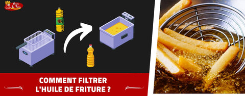 Bien filtrer une huile de friture en cuisine